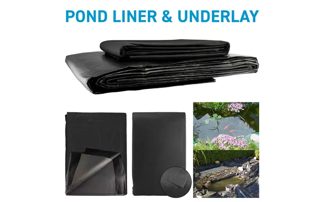 Pond Liner L-grade Black With Underlay - 4m X 5m