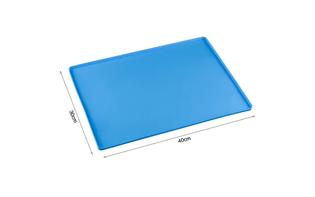 Portable Foldable Car Pet Silicone Pad - Blue