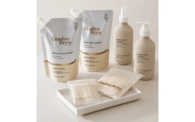 Pre-wax Cleanser & Post-wax Lotion Set - All Natural