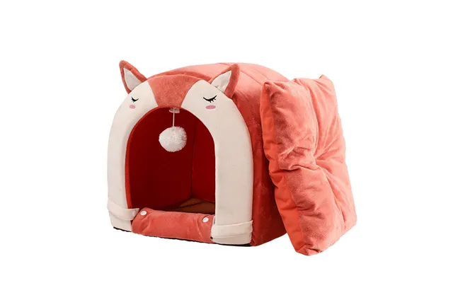 Removable And Washable Pet Nest With Funny Cat Ball - Cat Hole Bed