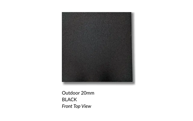 Rubber Cow Mattress 3 Colours - Black 20mm