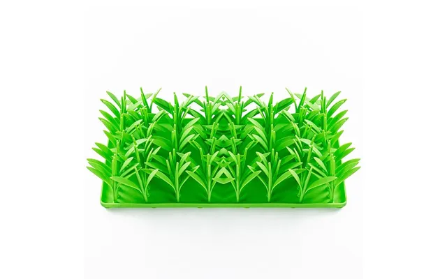 Silicone Slow Food Mat Creative Grass Brush Design Lick Mat Dogs And Cats Eating Non-slip - Green 16