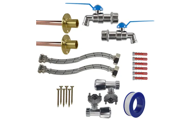 Simple Lever Tap Full Connection Kit X2
