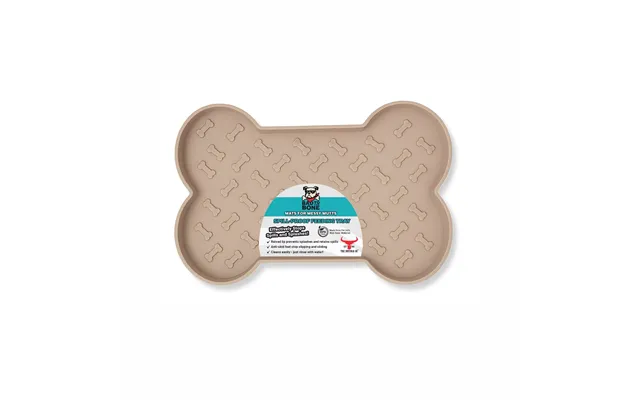 Spill-proof Dog Feeding Mat - Tan