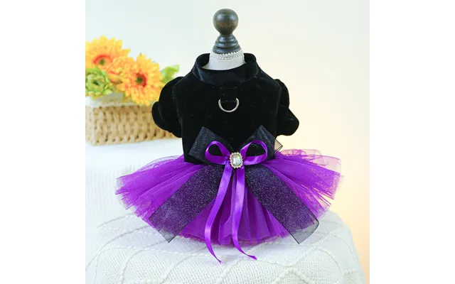 Spring And Summer Thin Dog Cat Wedding Dress - Little Witch Wedding Dress Xs