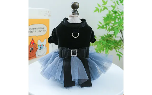 Spring And Summer Thin Dog Cat Wedding Dress - Phantom Wedding Dress Xs
