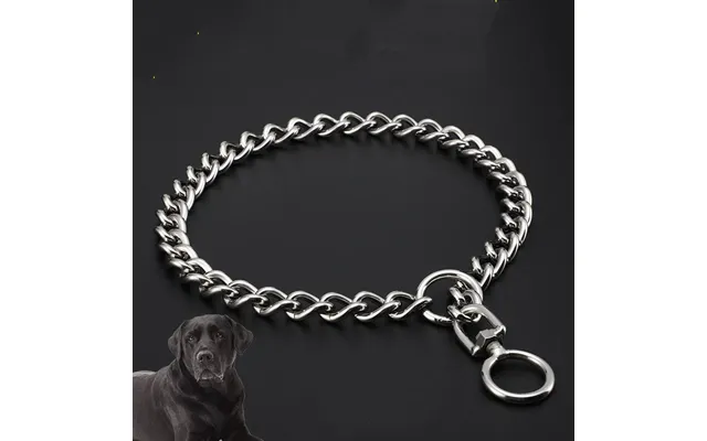 Stainless Steel Dog German Shepherd Rottweiler Golden Retriever Large Control Chain Neck Sleeve - 5mm 70cm