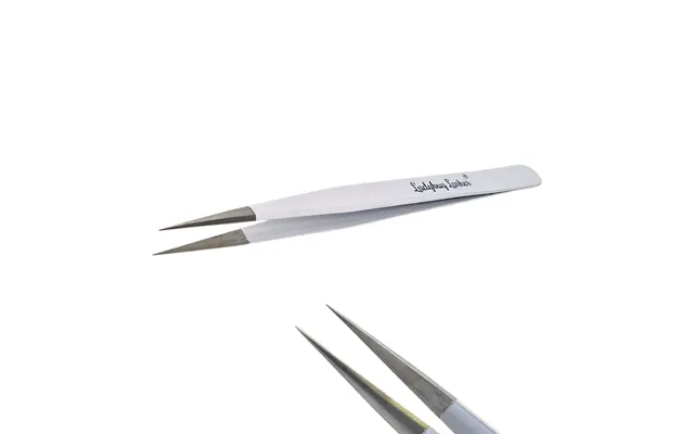 Straight Tip Isolation Tweezers Non Fibre Grip