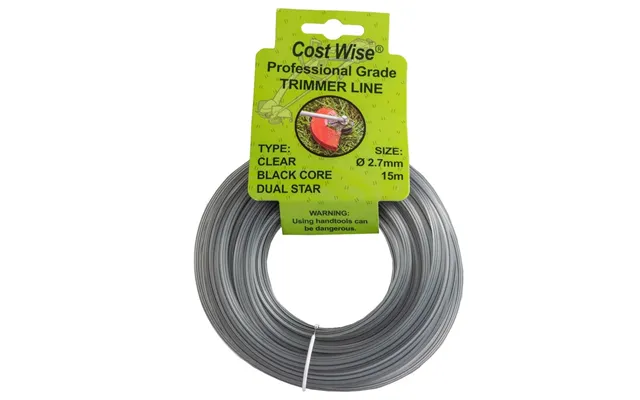 Strimmer Line Dual Black Star 2.7mm X 15m