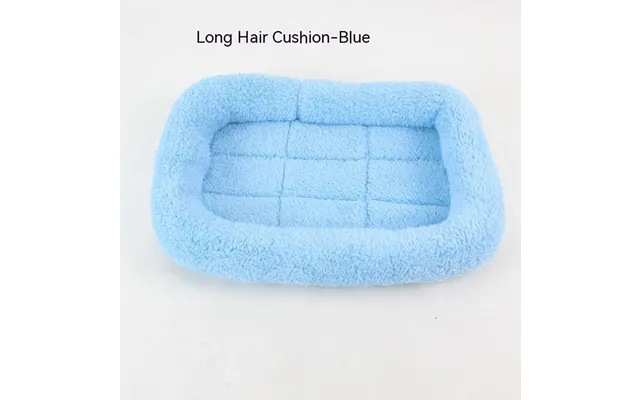 Teddy Bichon Cage Mat Small And Medium Dog Mat Teddypomeranian Cotton Cushion - Sky Blue Long Hair Xl Extra Large 9050cm