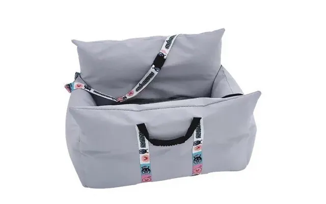 Vehicle Central Control Removable And Washable Pet Seat - Grey Back Seat