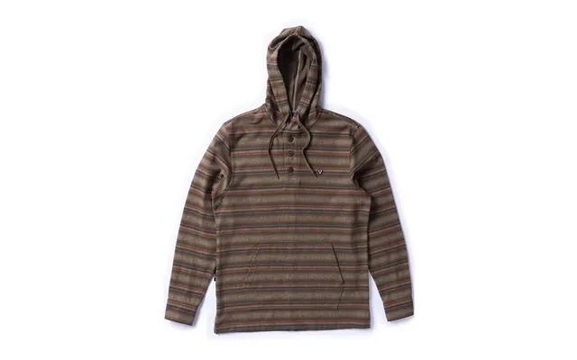 Vissla Descanso Hooded Popover - Dark Earth M