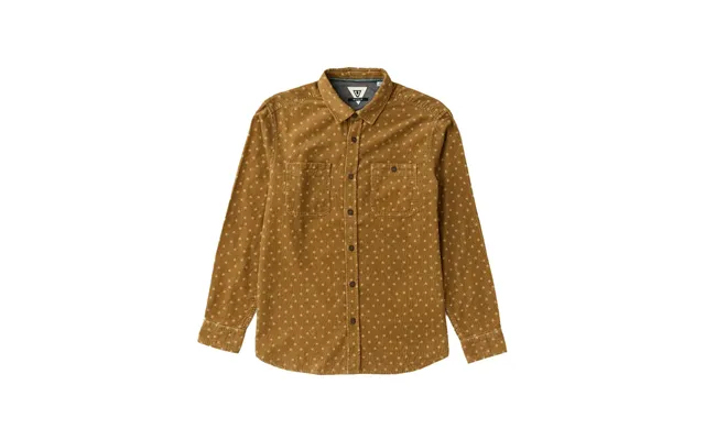 Vissla Rails Cord Printed Eco Ls Shirt - Bronze M