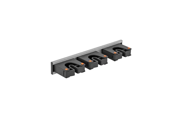 Wall Mount Tool Holder Rail - Gripper Design 3 Handles