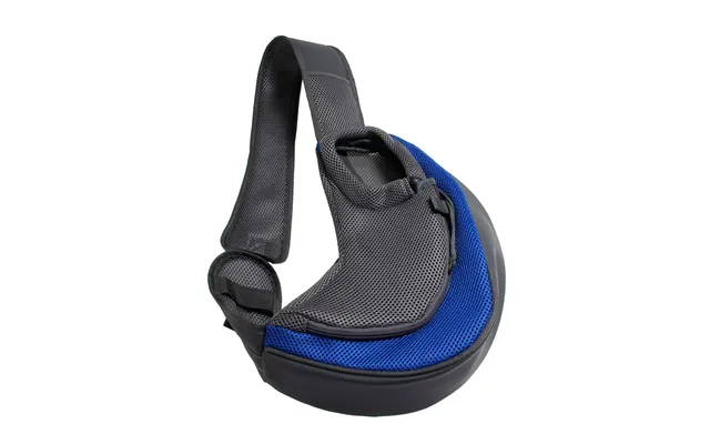 Wearing Mode Portable And Breathable Teddy Cat And Dog Chest Bag - Dark Blue L