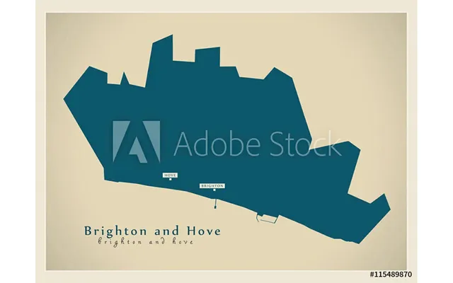 Brighton And Hove Splashback - Custom Size