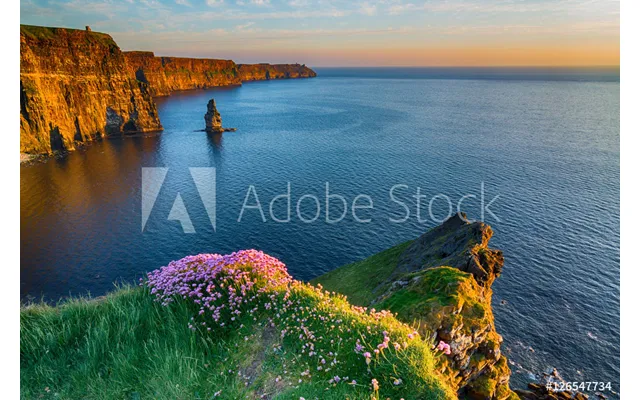 Coastal Cliff Splashback - Custom Size