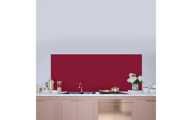 Cyclamen Splashback - Custom Size