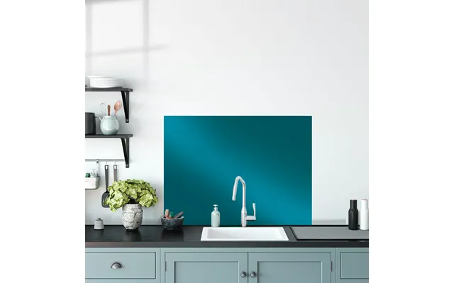 Deep Petrol Glass Splashback - Various Sizes