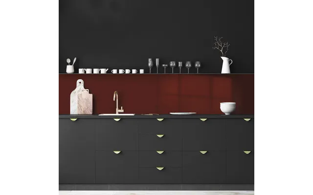 Earth Plum Splashback - Custom Size