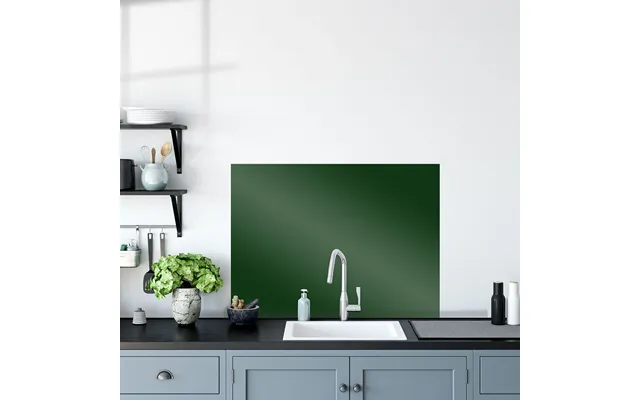 Green Fern Glass Splashback - Various Sizes