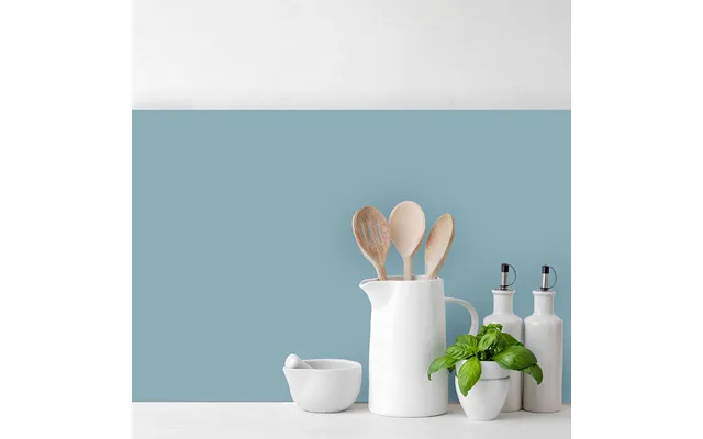 Matt Baby Blue Splashback - Custom Size