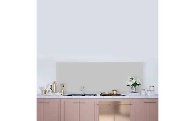 Matt Pearl Grey Splashback - Custom Size