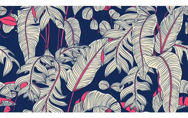 Pink Jungle Splashback - Custom Size