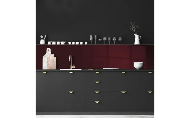 Red Ruche Splashback - Custom Size