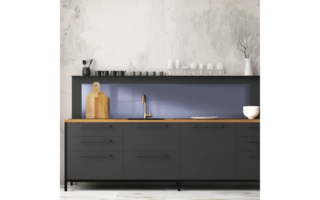 Scandi Blue Splashback - Custom Size