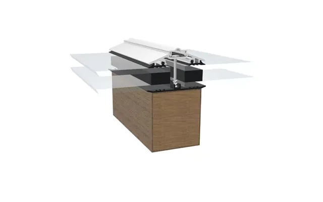 Screw Down 50mm Rafter Supported Glazing Bar 3000mm - White