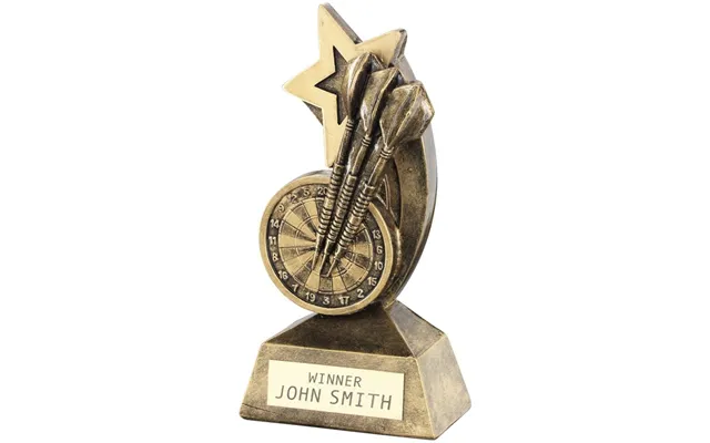 Dartboard Shooting Star - Resin Trophy Award