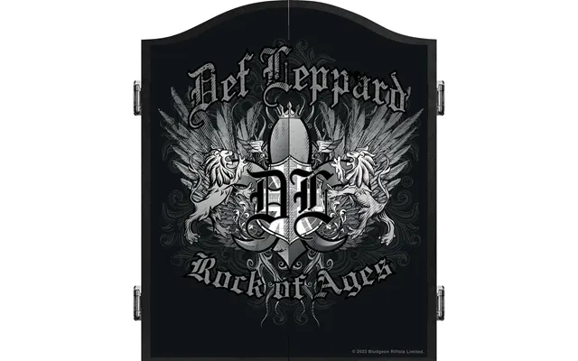 Def Leppard Dartboard Cabinet - Official Licensed