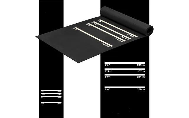 Designa Darts Mat - Heavy Duty Rubber Dart Mat