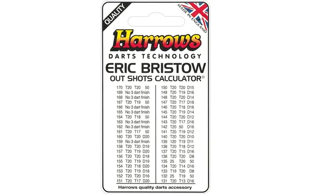 Harrows - Eric Bristows Checkout Table