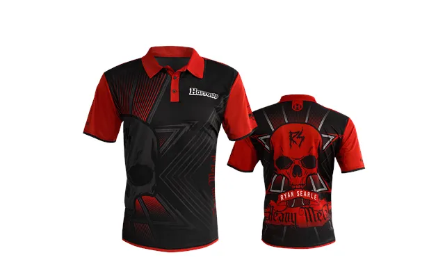 Harrows Ryan Searle Darts Shirt - Heavy Metal