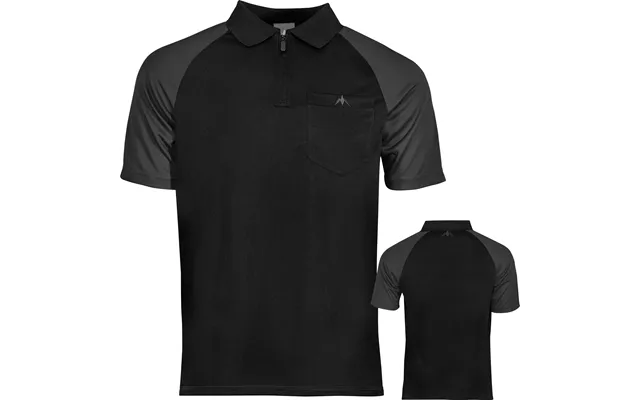 Mission Darts Exos Cool Sl Dart Shirt - Black & Grey
