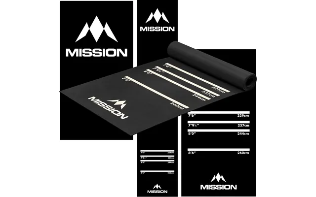 Mission Darts Mat - Heavy Duty Rubber