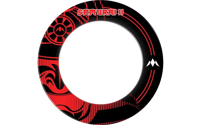 Mission Samurai Ii Professional Dartboard Surround - Red