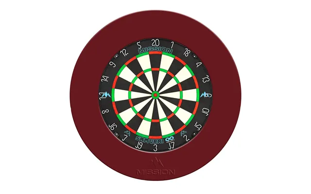 Mission Samurai Infinity Dartboard Set - Dart Board & Surround
