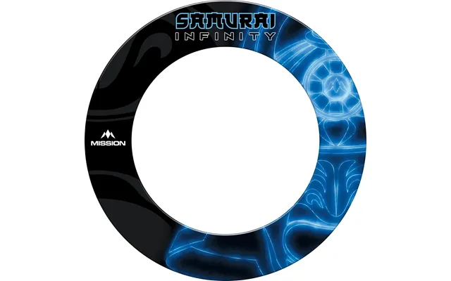 Mission Samurai Infinity Professional Dartboard Surround - Blue