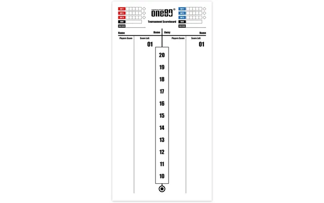 One80 Tournament Scoreboard - Marker Board