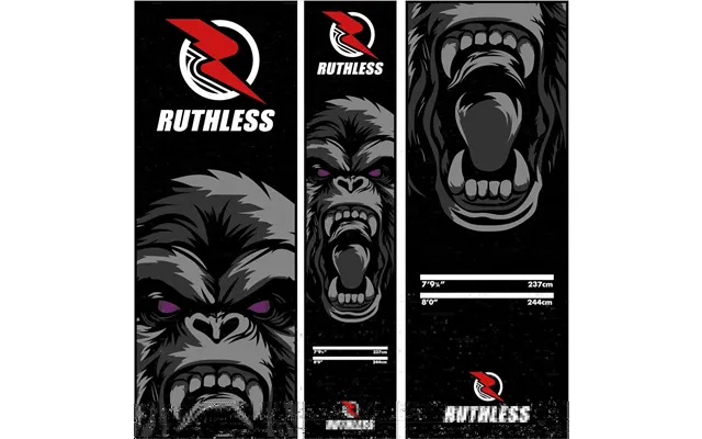 Ruthless Gorilla Dart Mat - Carpet Mat