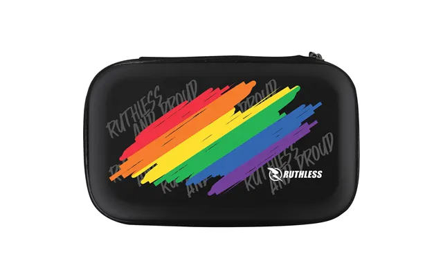 Ruthless - Pride Ruthless And Proud Rainbow Flag Eva Darts Case