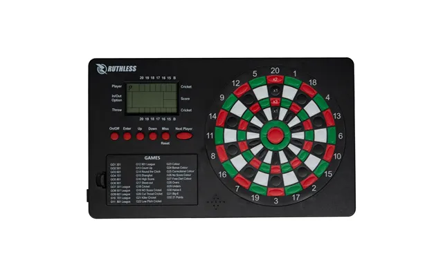 Ruthless Topscore Electronic Dart Scorer - 32 Games