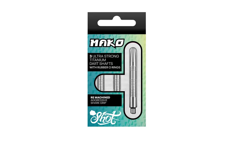 Shot Mako Titanium Dart Shafts - Ultra Strong