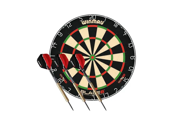 Winmau Blade 6 Dartboard With Darts Set - Professional