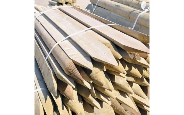 1.65m X 100mm Half Round Post Pointed