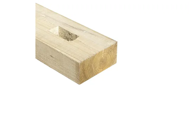 1.8m X 150mm X 75mm 3 Hole Morticed Fence Post Uc4
