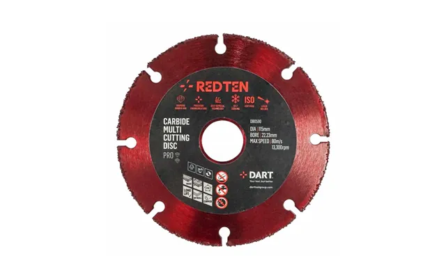 Dart Red Ten Pro Cd-m Carbide Multi Cutting Disc 115mm D X 22